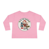 "Tis The Season to be Jolly" Toddler Long Sleeve Shirt
