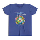 Kids "The Earth Laughs in Flowers" Unisex Short Sleeve Tee