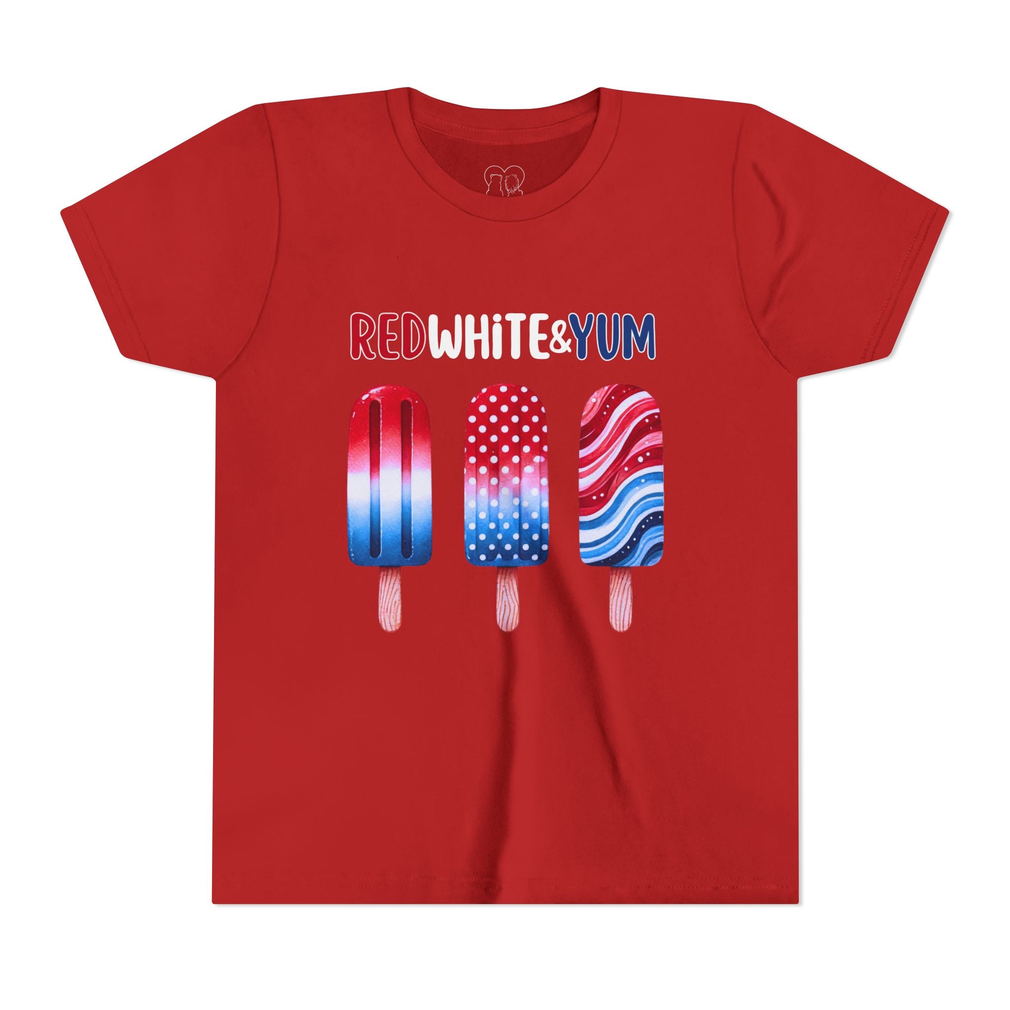 Kids "Red White & Yum" Short Sleeve Tee