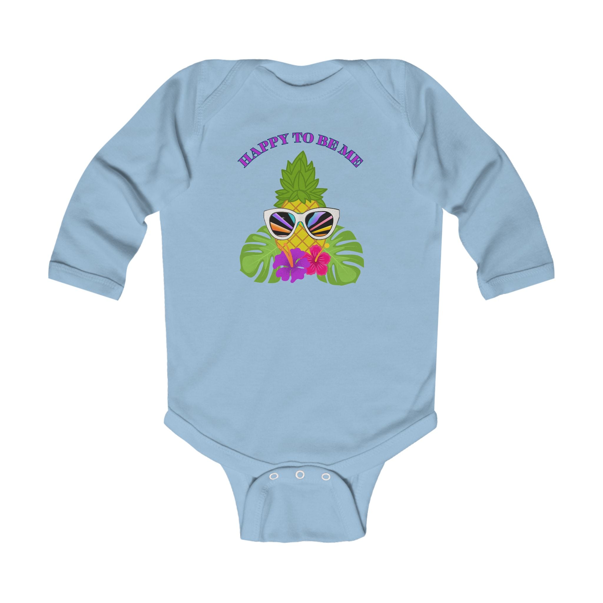 Baby "Happy to Be Me" Long Sleeve Bodysuit