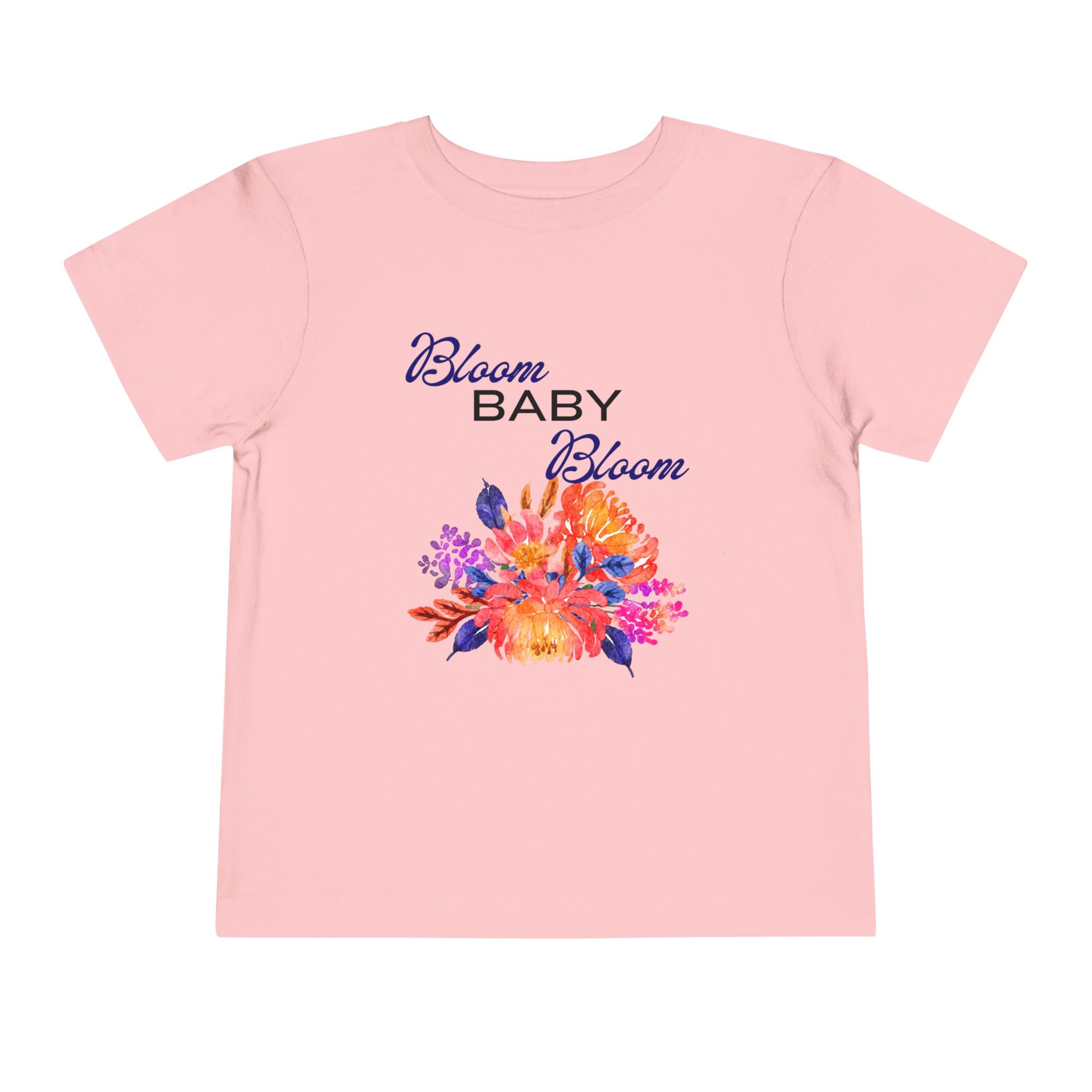 Toddler "Bloom Baby" Spring Floral Short Sleeve Tee