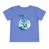 Toddler Mermaid "Dive into Summer" Short Sleeve Tee