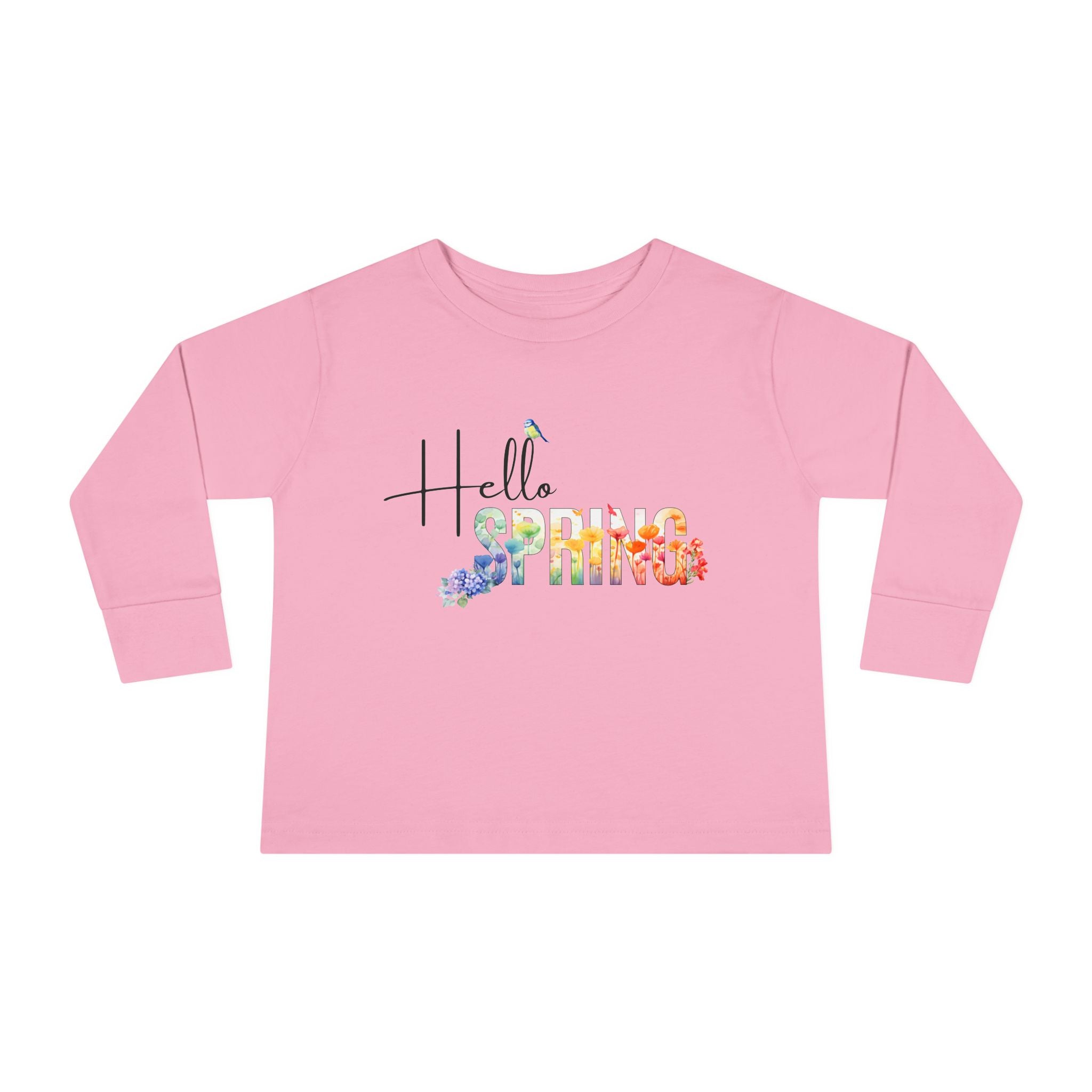 Toddler "Hello Spring" Long Sleeve Tee