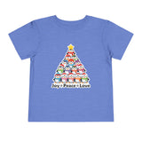 "Joy Peace Love" Toddler Christmas Tee - Holiday Penguin Shirt, Soft Cotton T-Shirt