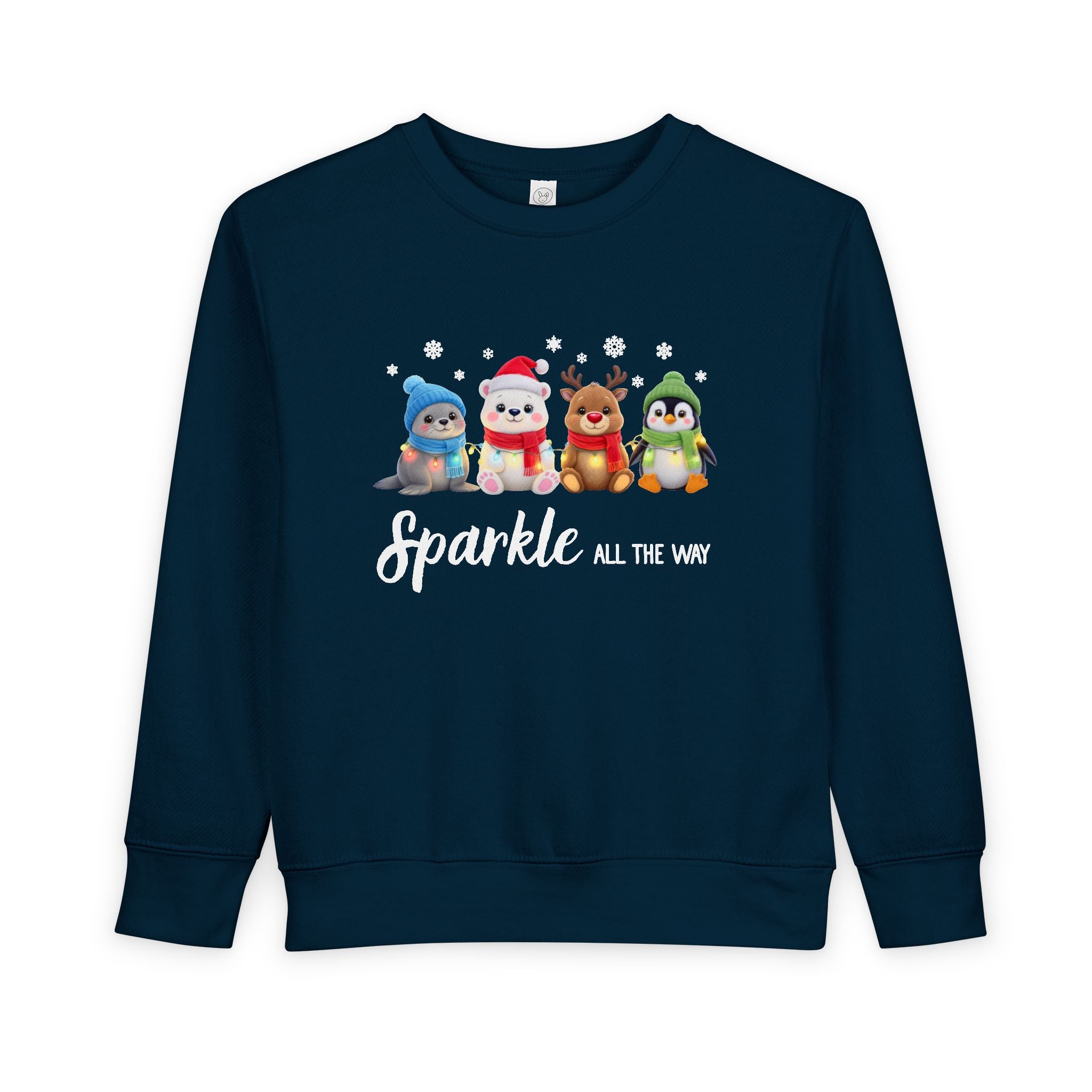 "Sparkle all The Way" Toddler Cozy Sweatshirt
