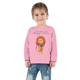 Toddler "Flowers are Happiness" LEO Long Sleeve Tee
