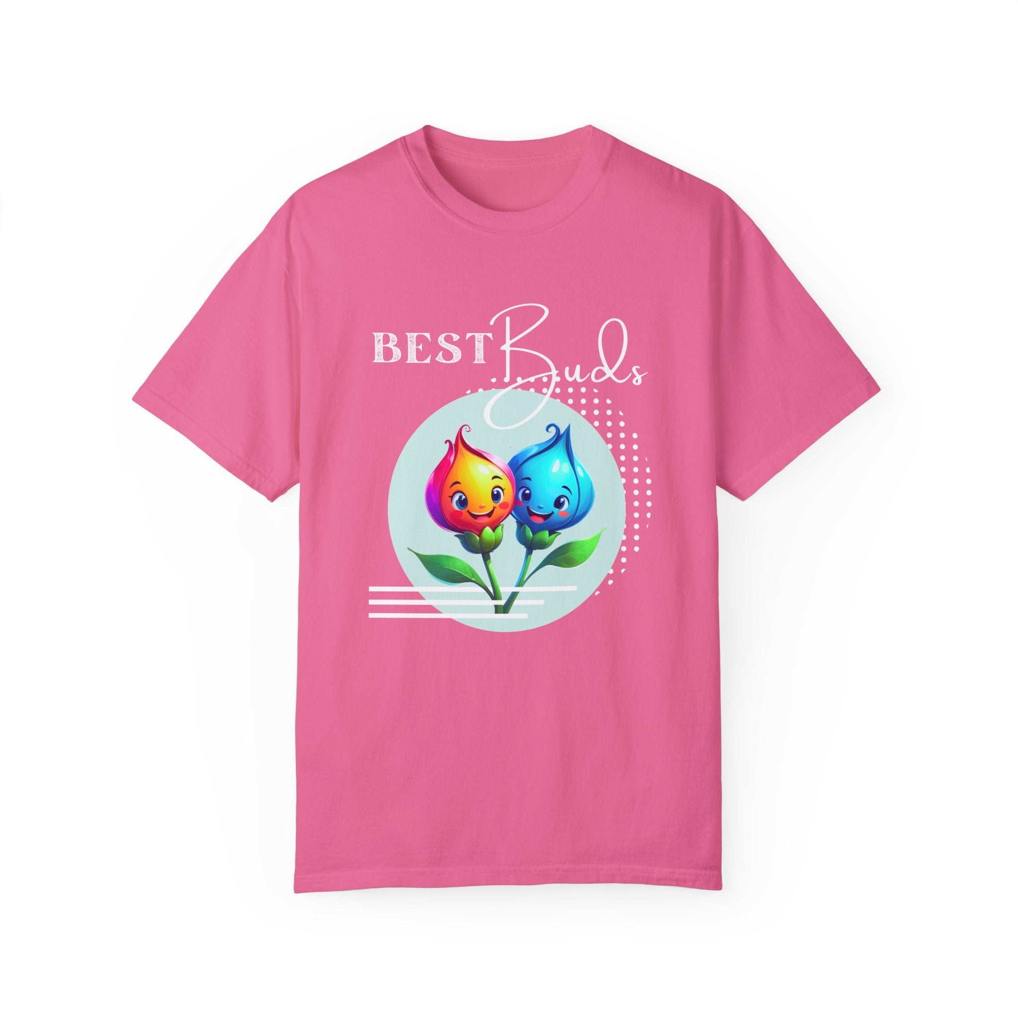 Adult "Best Buds" Deco Green Short Sleeve Tee