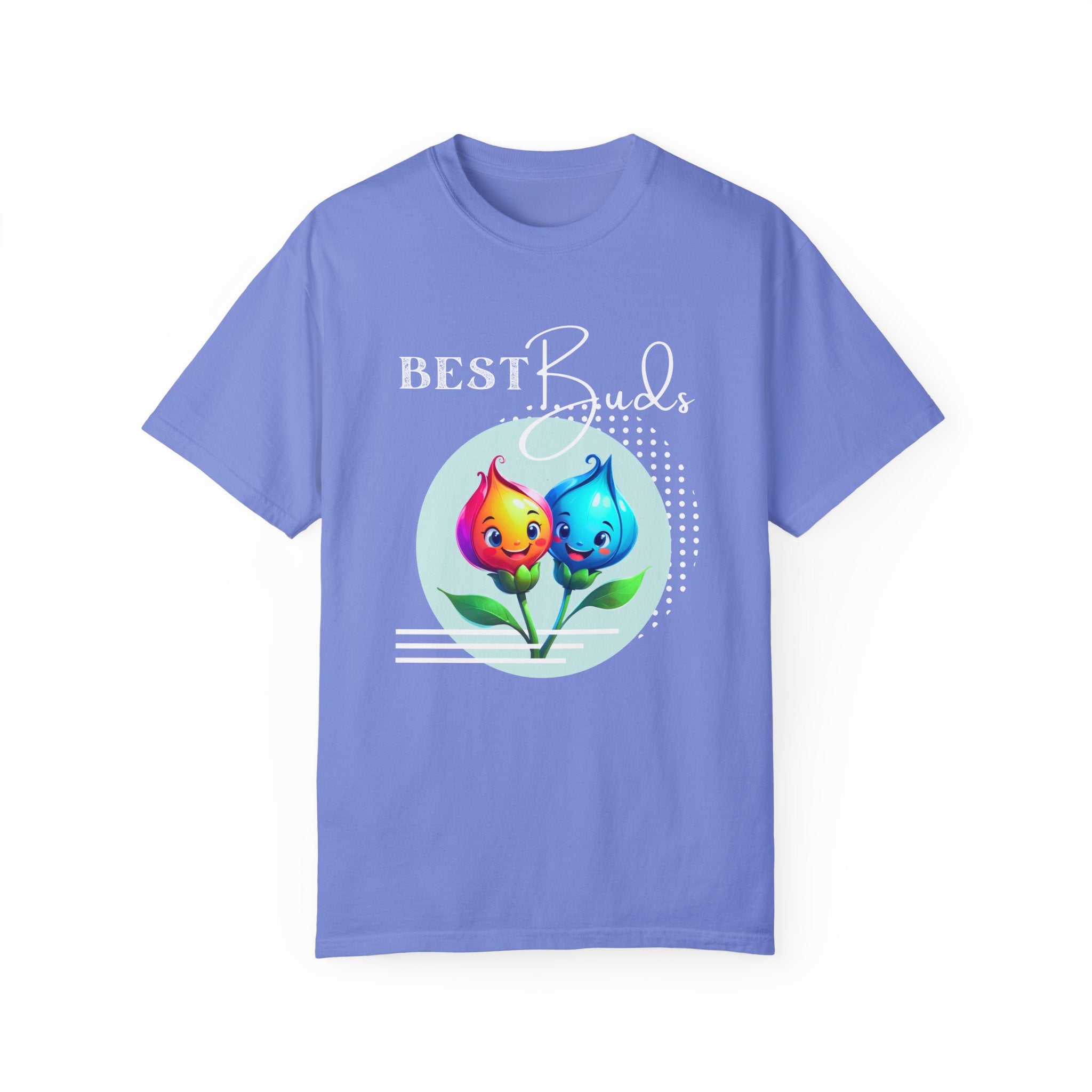 Adult "Best Buds" Deco Green Short Sleeve Tee
