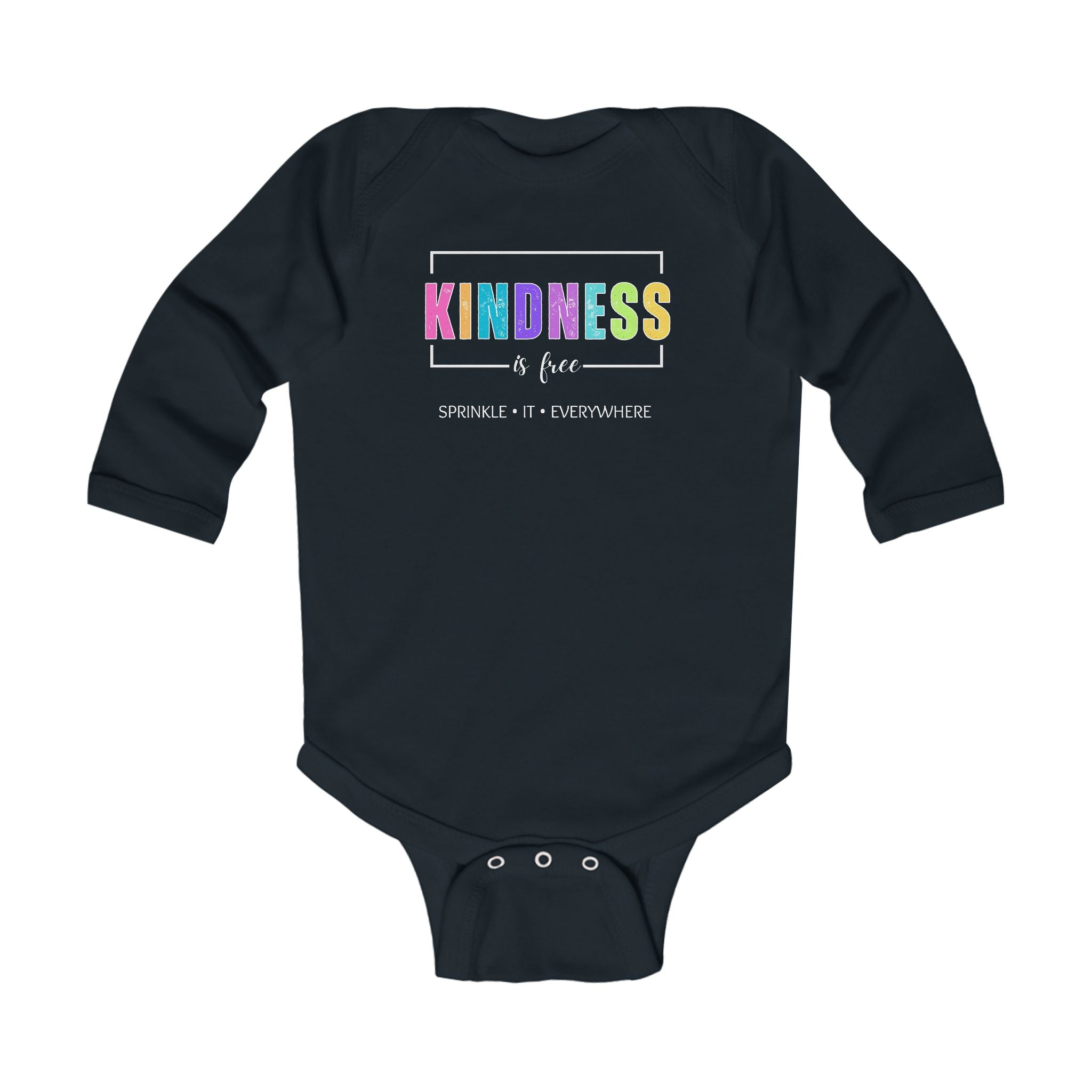 Baby "Sprinkle Kindness" Long Sleeve Bodysuit