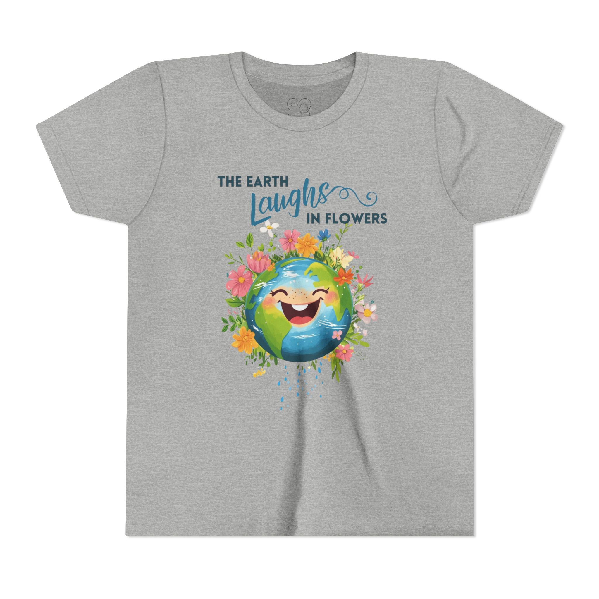 Kids "The Earth Laughs in Flowers" Unisex Short Sleeve Tee