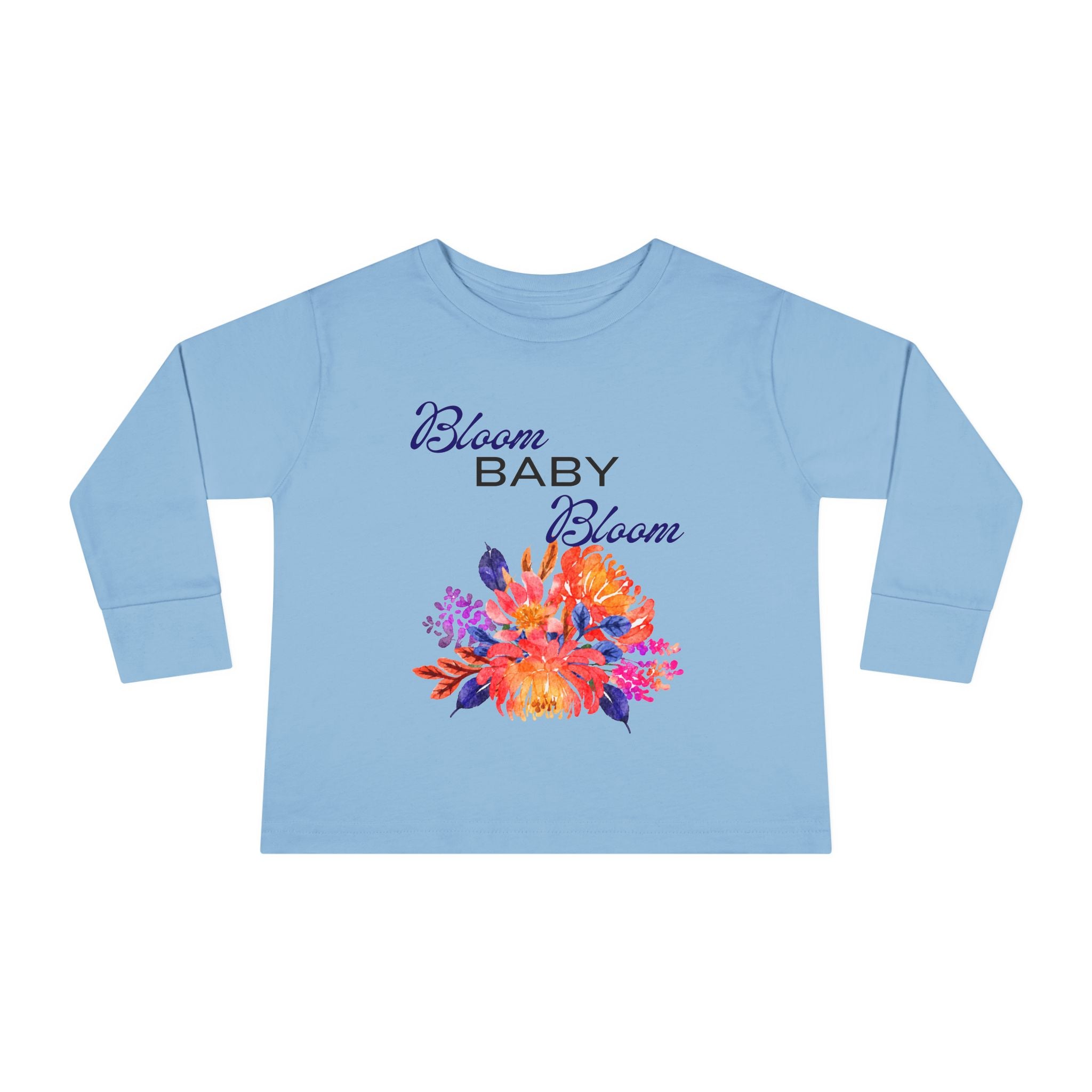 Toddler "Bloom Baby" Spring Floral Long Sleeve Tee