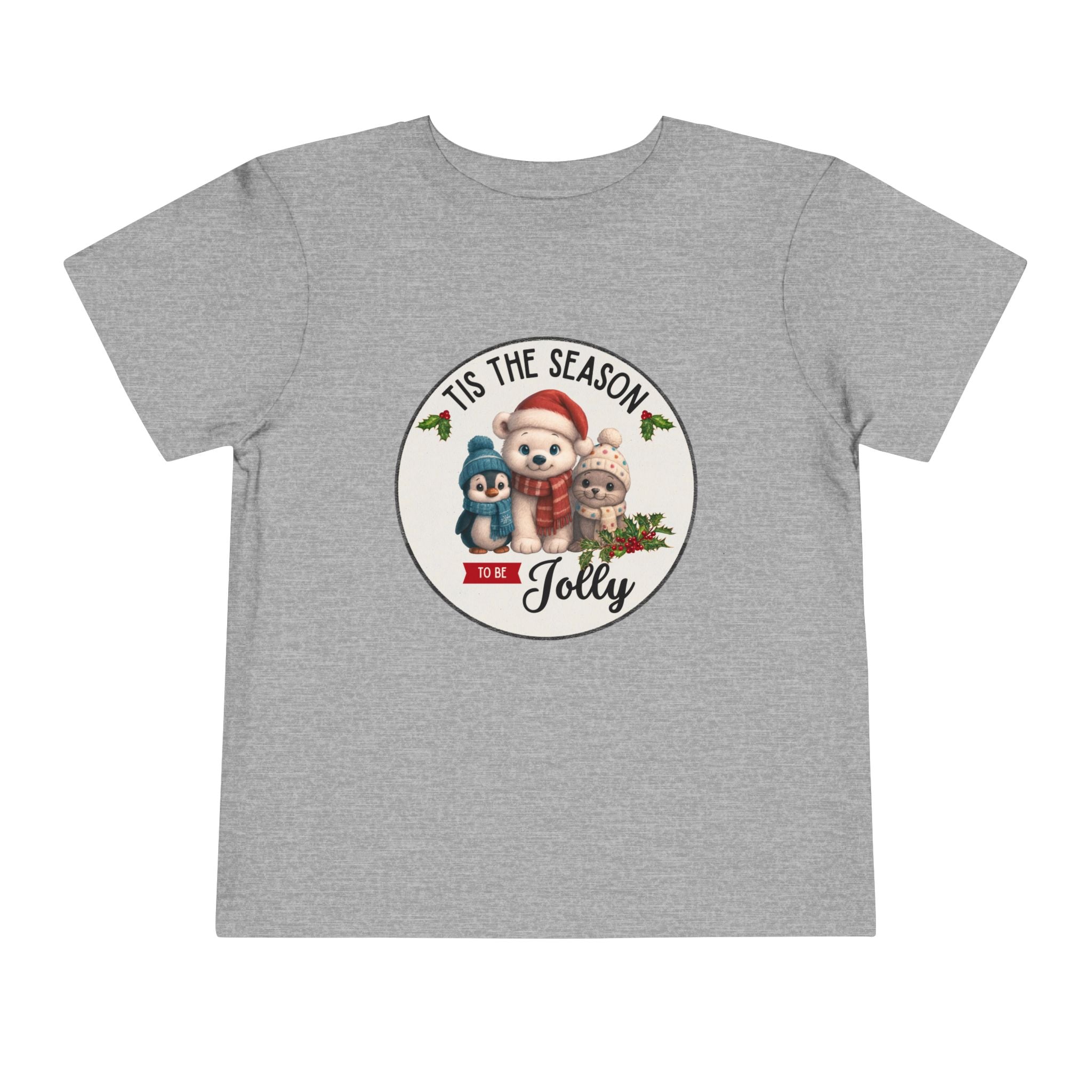 "Tis The Season to be Jolly" Toddler Short Sleeve Tee