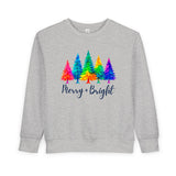 Sassy "Merry + Bright" Toddler Sweatshirt