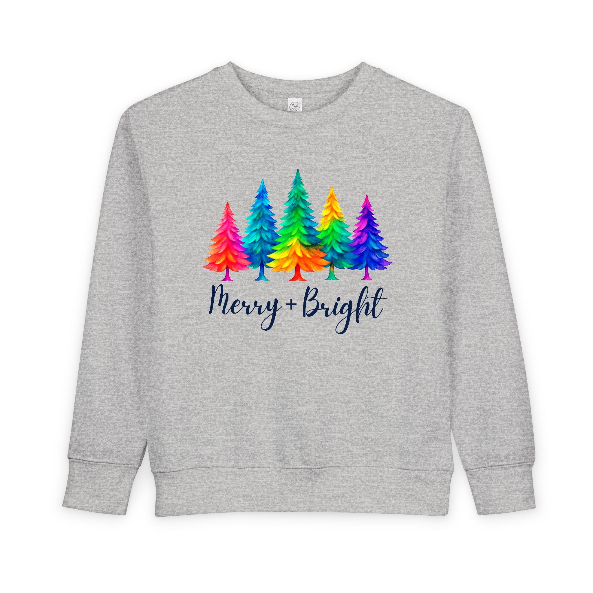 Sassy "Merry + Bright" Toddler Sweatshirt