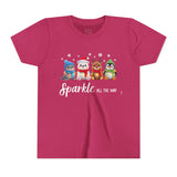"Sparkle all the Way" Kids Short Sleeve Tee