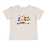 "Sparkle all the Way" Toddler Short Sleeve Tee