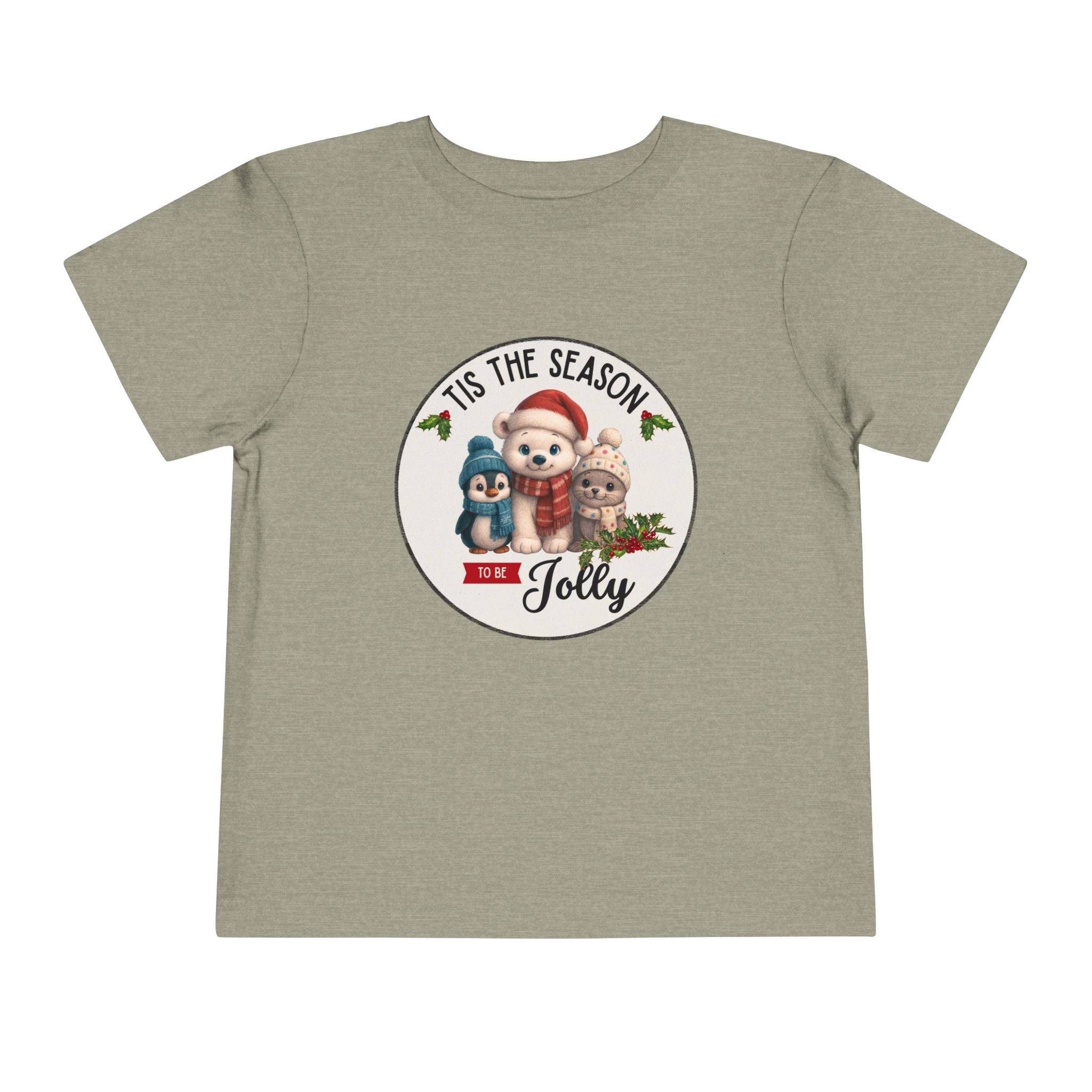 "Tis The Season to be Jolly" Toddler Short Sleeve Tee