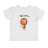 Toddler "Flowers are Happiness" LEO Short Sleeve Tee