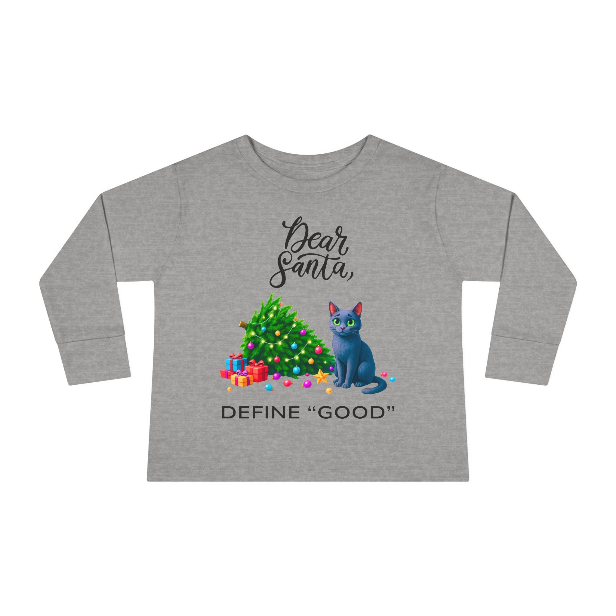 "Dear Santa" Toddler Long Sleeve Tee