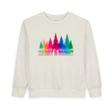 Bold "Merry & Bright" Toddler Sweatshirt