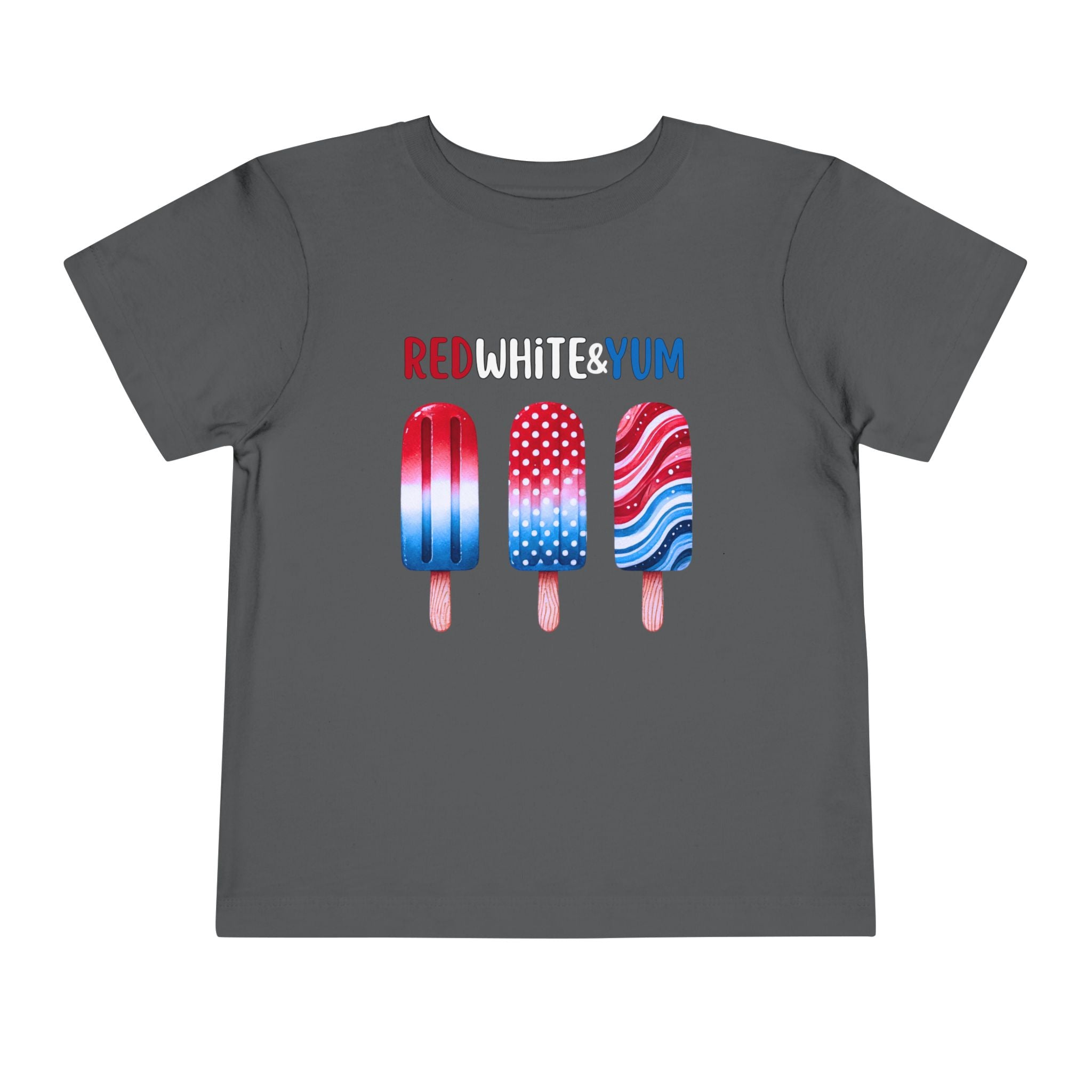 Toddler "Red White & Yum" Short Sleeve Tee