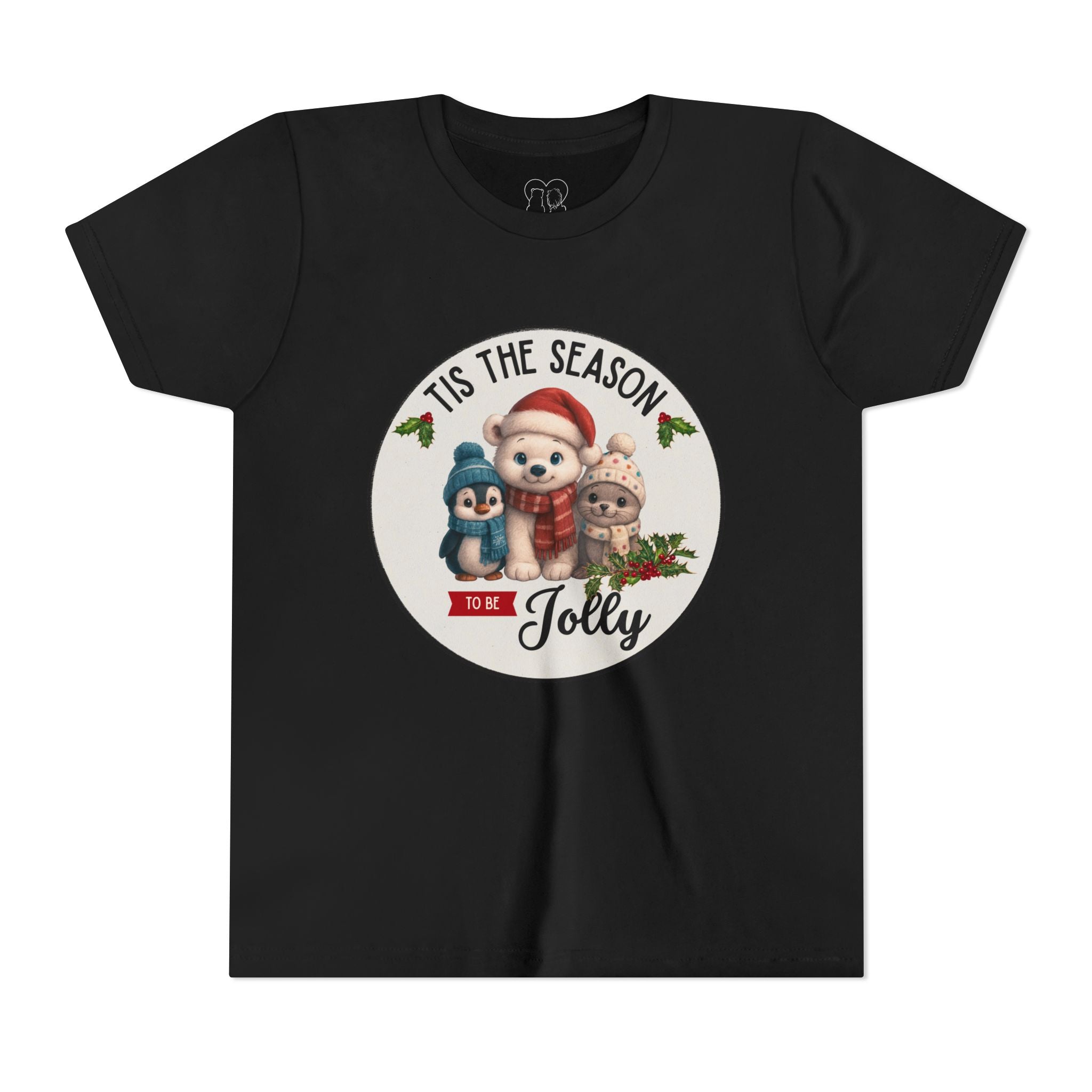 "Tis The Season to be Jolly" Kids Short Sleeve Tee