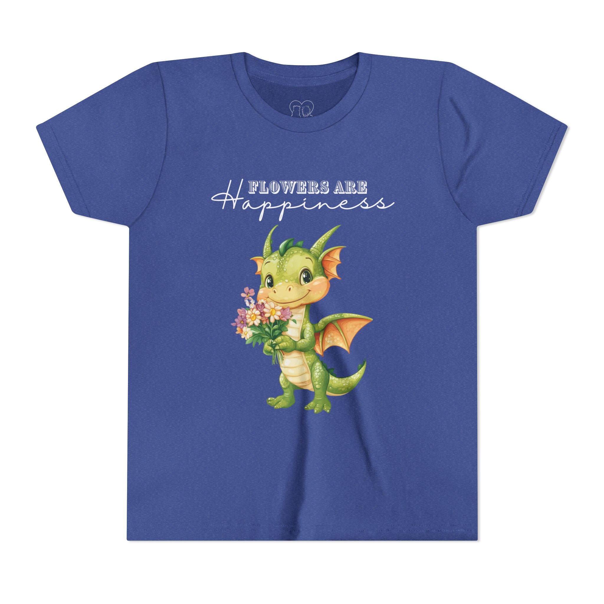 Kids "Flowers are Happiness" DRAGO Short Sleeve Tee