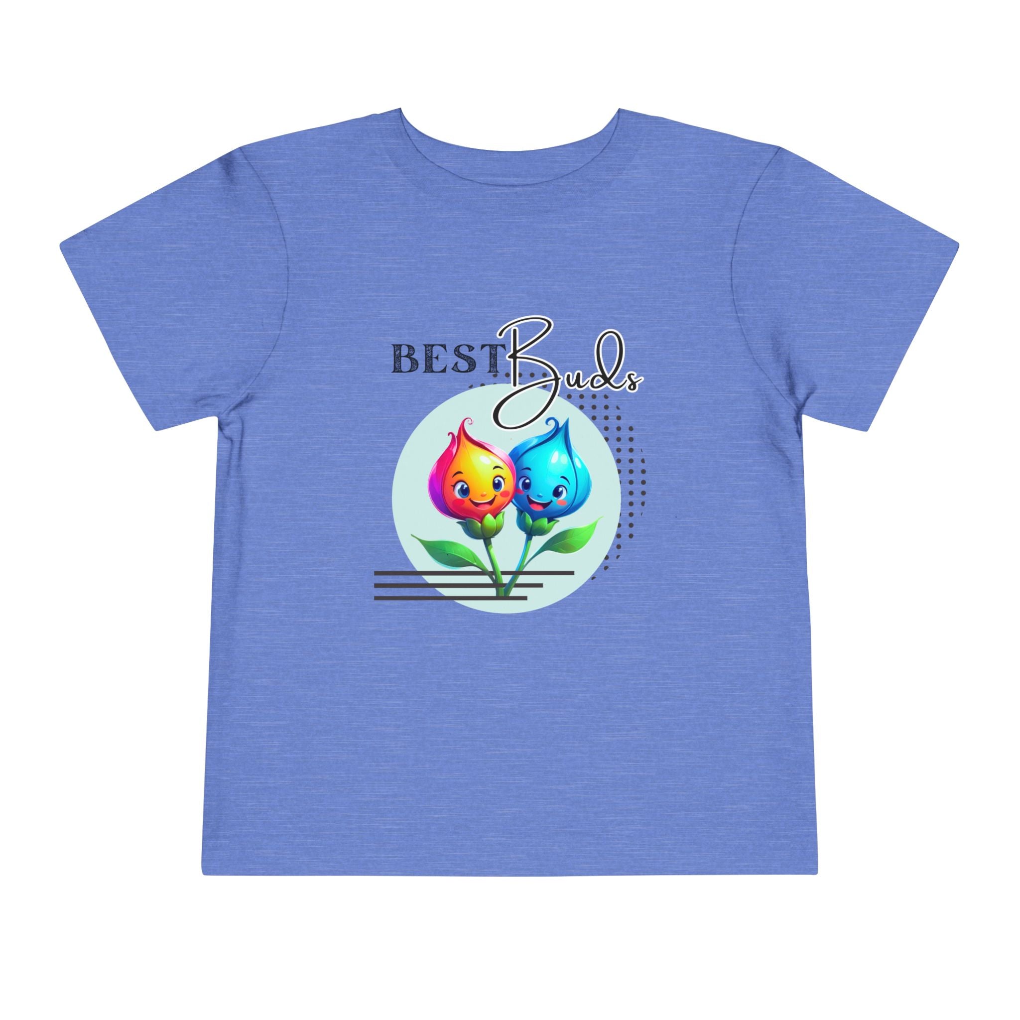 Toddler "Best Buds" Deco Green Short Sleeve Tee