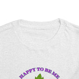 Toddler "Happy To Be Me" Short Sleeve Tee