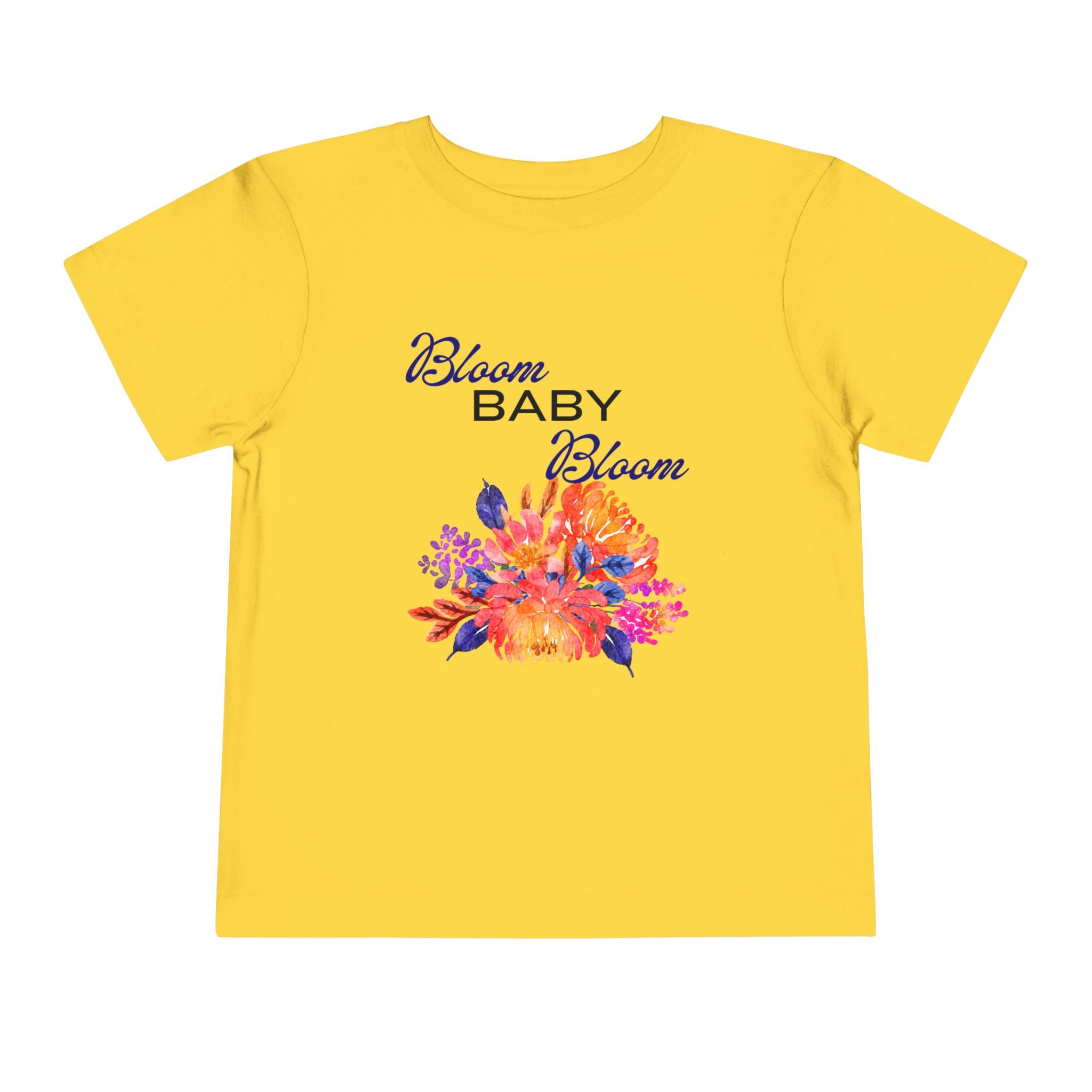 Toddler "Bloom Baby" Spring Floral Short Sleeve Tee