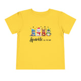 "Sparkle all the Way" Toddler Short Sleeve Tee