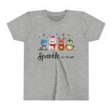 "Sparkle all the Way" Kids Short Sleeve Tee
