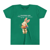 Kids "Flowers are Happiness" VALENTINA Short Sleeve Tee