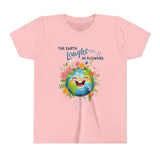 Kids "The Earth Laughs in Flowers" Unisex Short Sleeve Tee