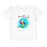 Toddler "Best Buds" Deco Teal Short Sleeve Tee