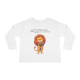 Toddler "Flowers are Happiness" LEO Long Sleeve Tee