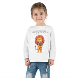 Toddler "Flowers are Happiness" LEO Long Sleeve Tee