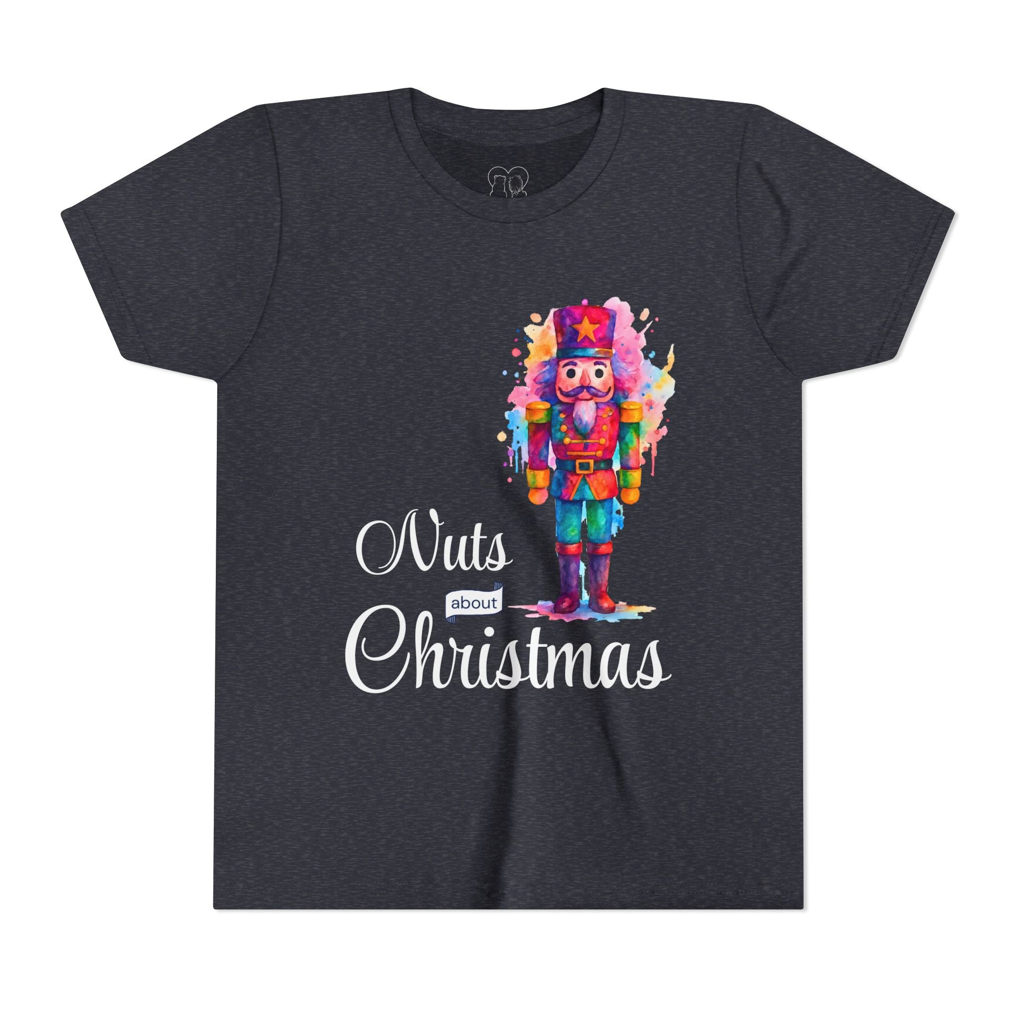 "Nuts about Christmas" Kids Short Sleeve Tee