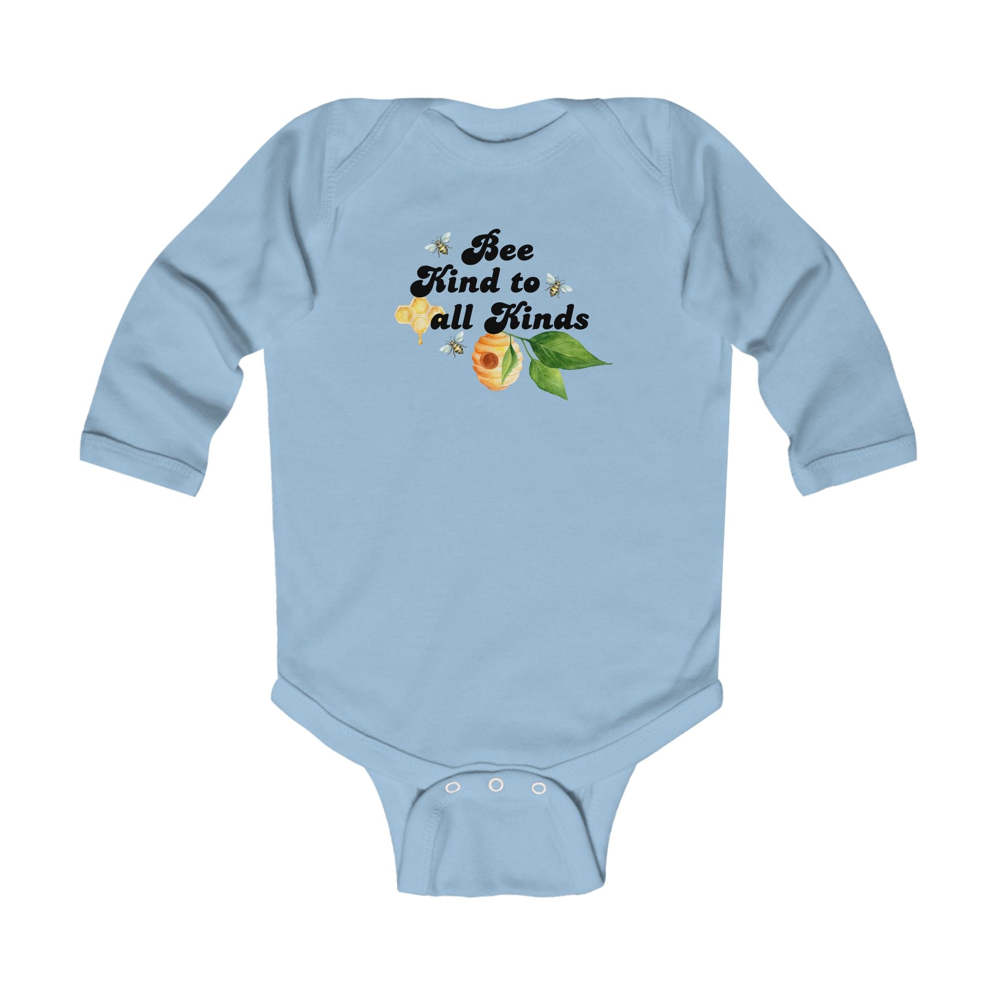 Baby "Bee Kind" Long Sleeve Bodysuit