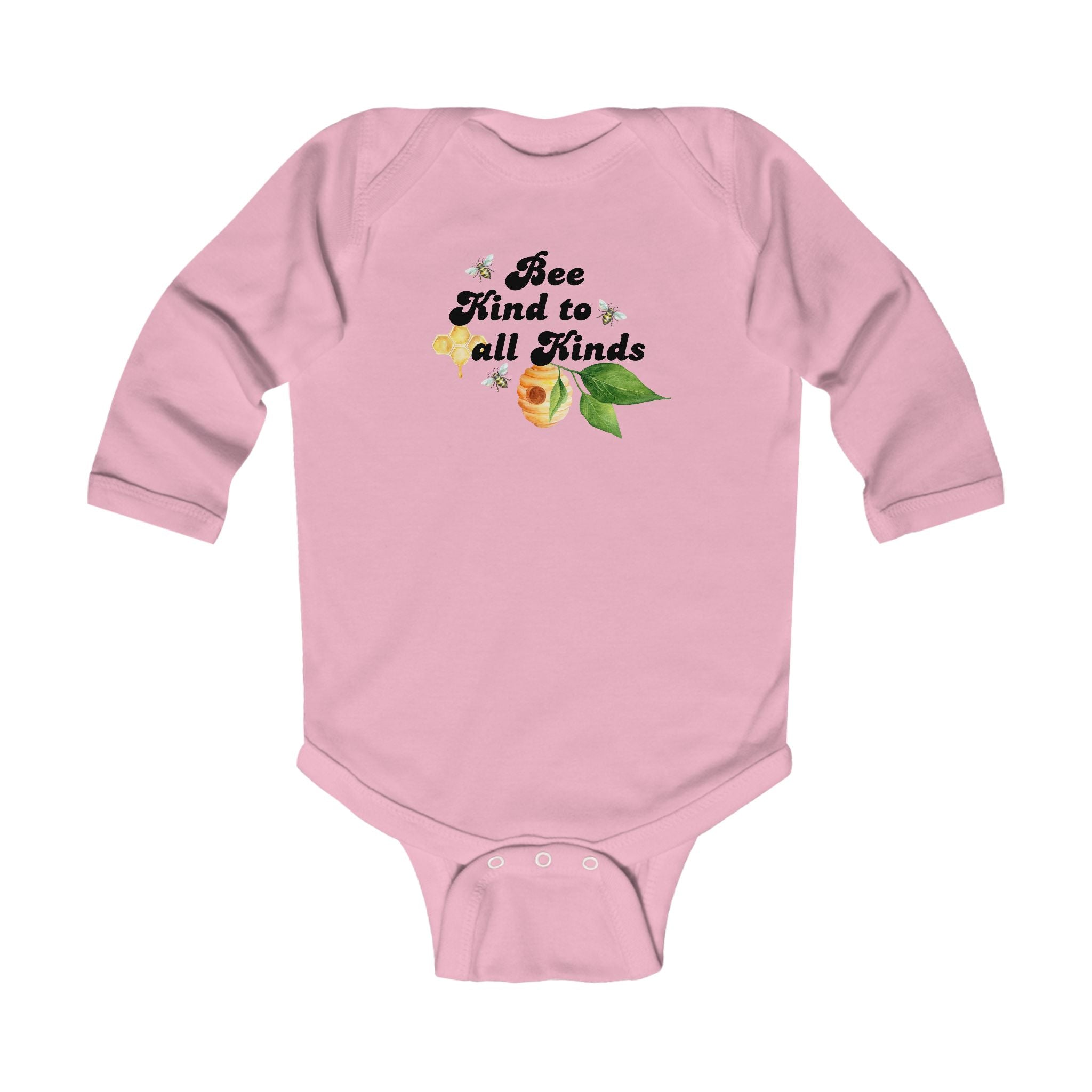 Baby "Bee Kind" Long Sleeve Bodysuit
