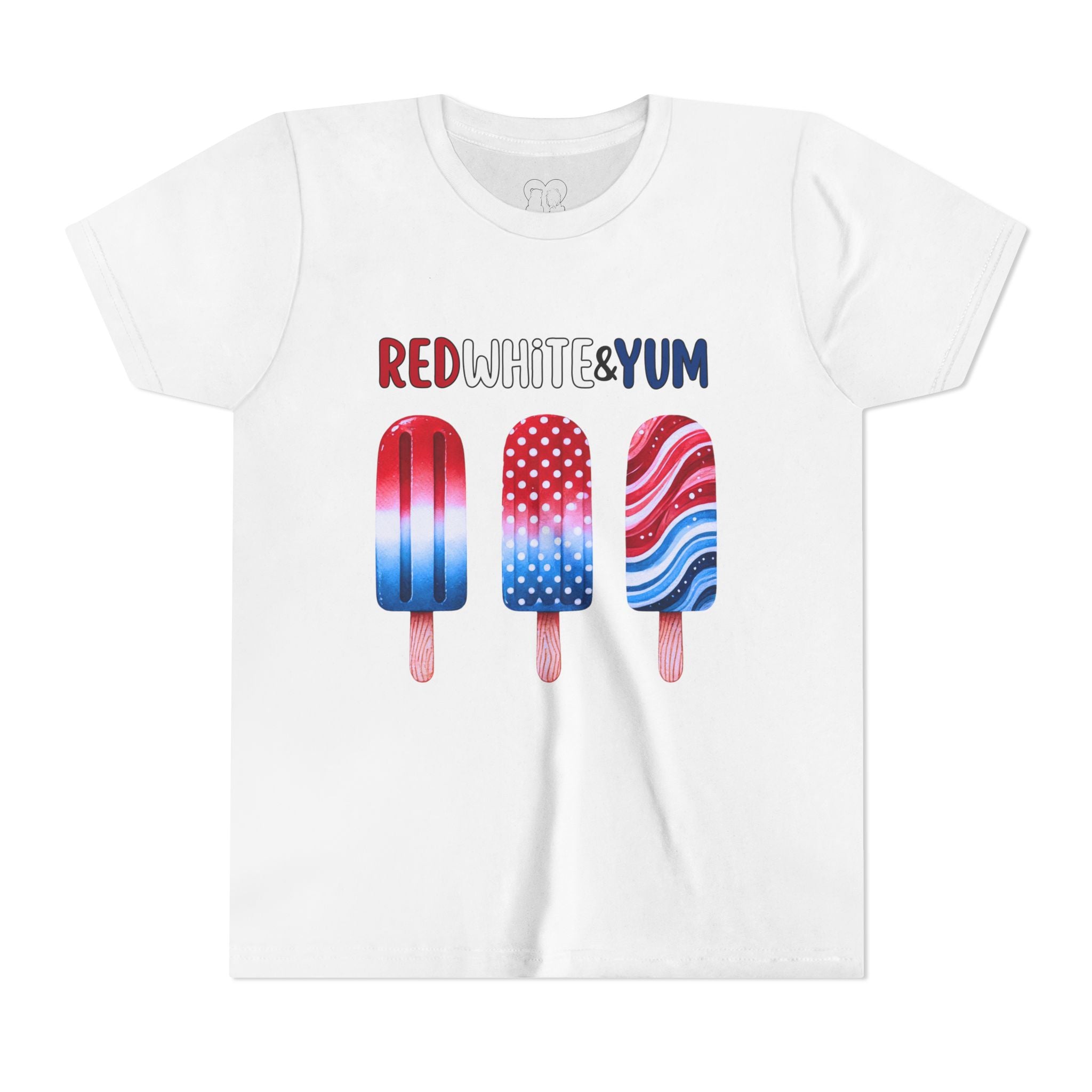 Kids "Red White & Yum" Short Sleeve Tee