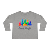 Sassy "Merry + Bright" Toddler Long Sleeve Shirt