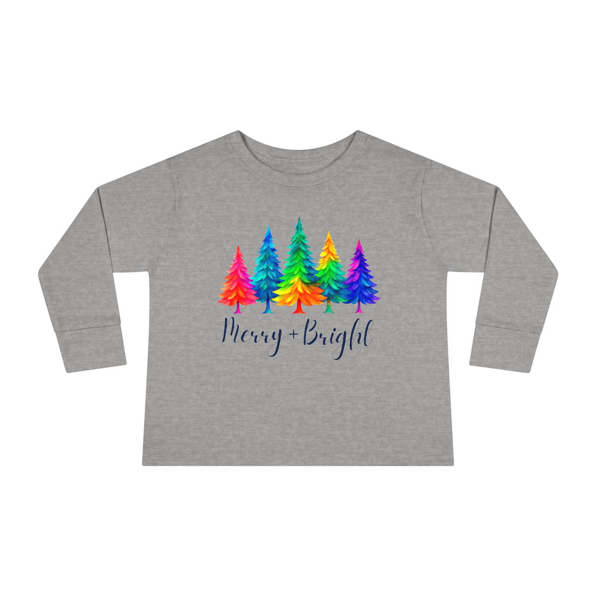 Sassy "Merry + Bright" Toddler Long Sleeve Shirt