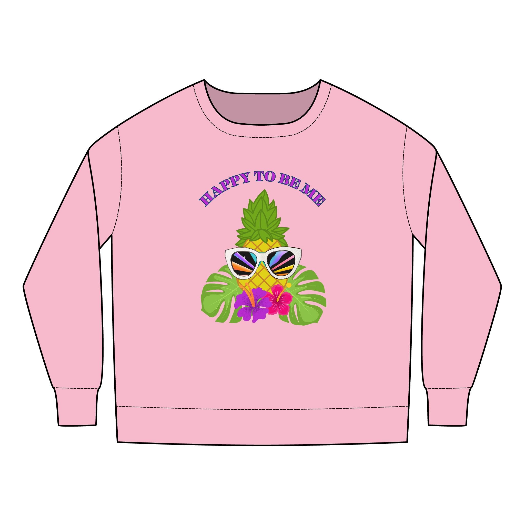 Toddler "Happy to be Me" Sweatshirt