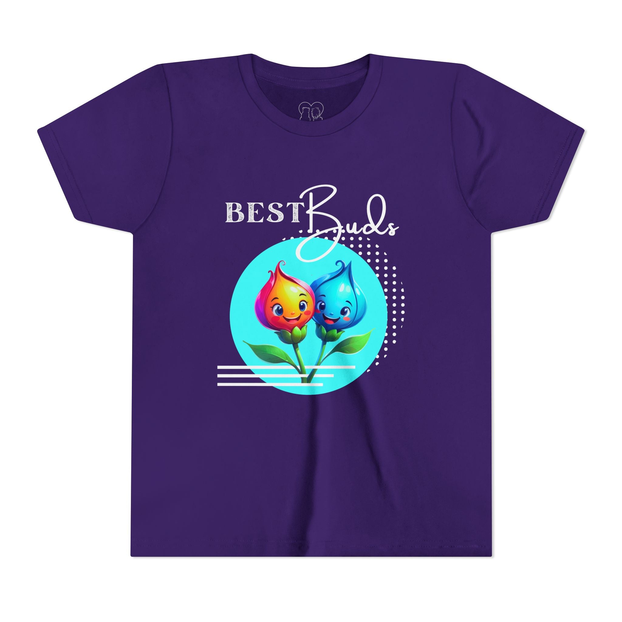 Kids "Best Buds" Deco Teal Short Sleeve Tee