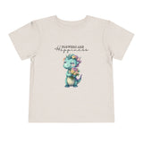 Toddler "Flowers are Happiness" DINA Unisex Short Sleeve Tee
