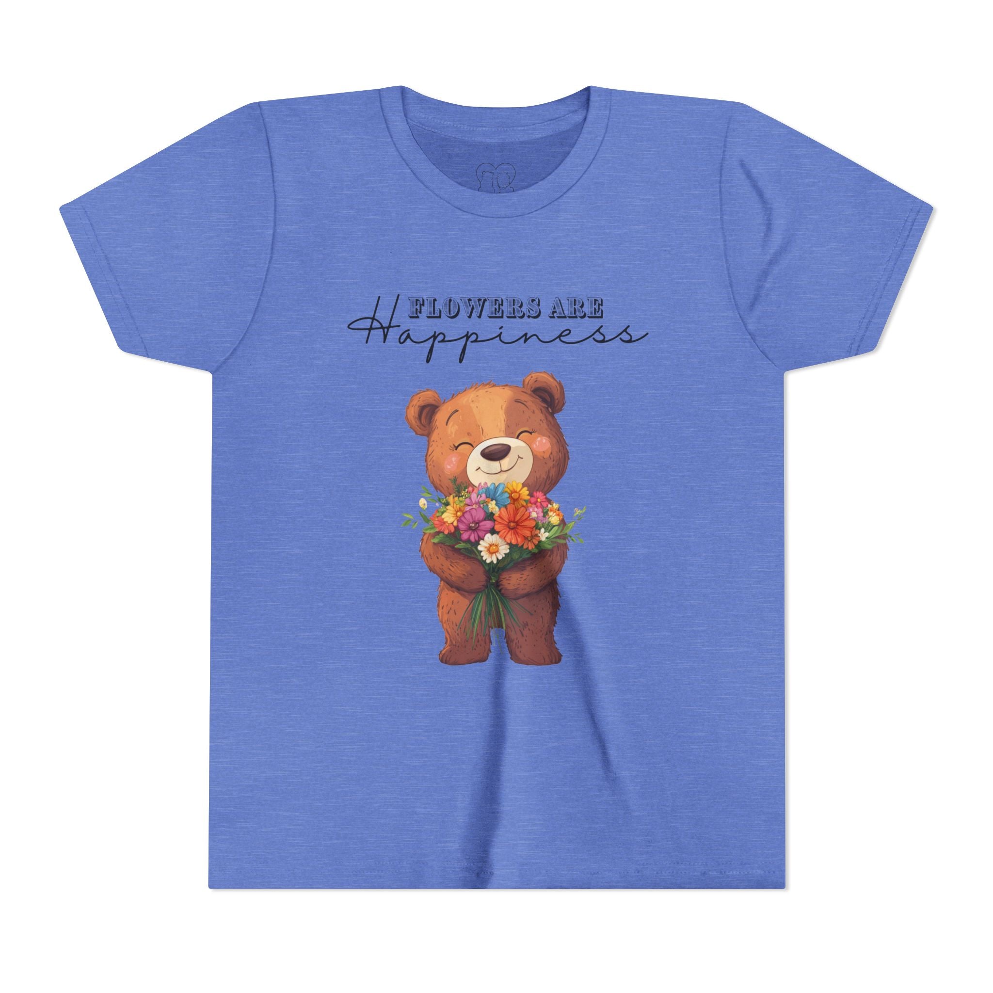 Kids "Flowers are Happiness" URSA Short Sleeve Tee