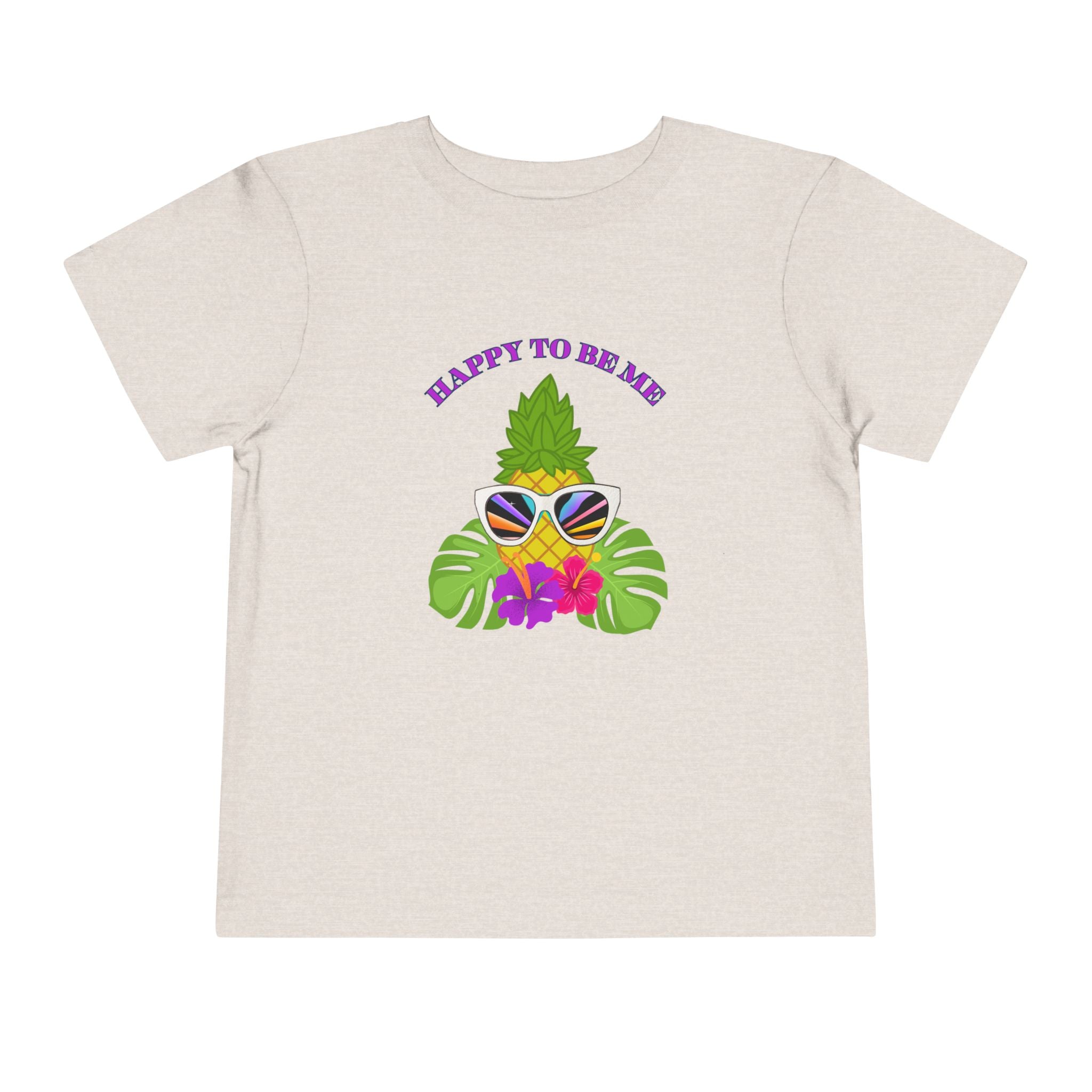 Toddler "Happy To Be Me" Short Sleeve Tee
