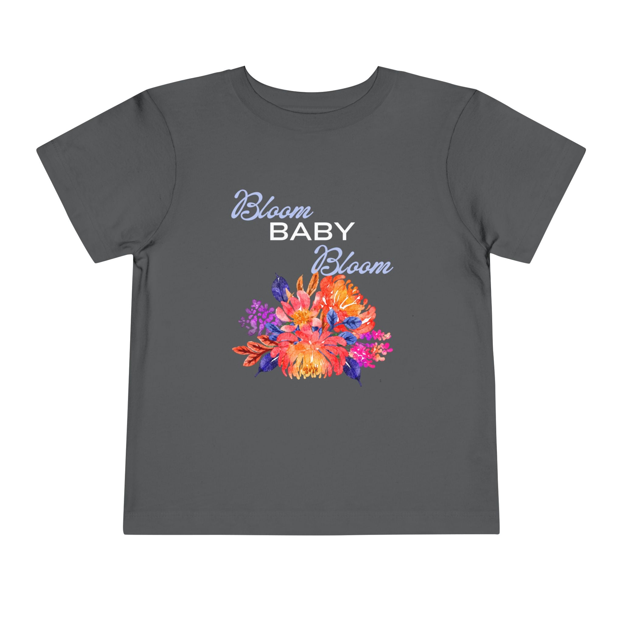 Toddler "Bloom Baby" Spring Floral Short Sleeve Tee