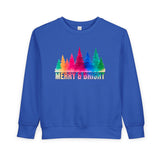 Bold "Merry & Bright" Toddler Sweatshirt